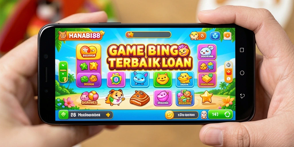 Screenshot utama HANABI88 menampilkan pemain menikmati permainan Bingo secara langsung.