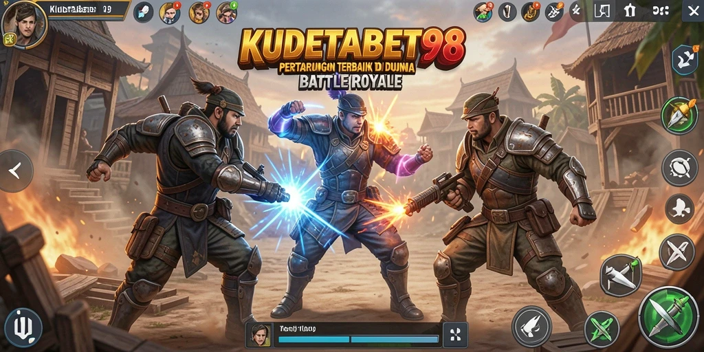 Gameplay mendebarkan di arena Battle Royale KUDETABET98.
