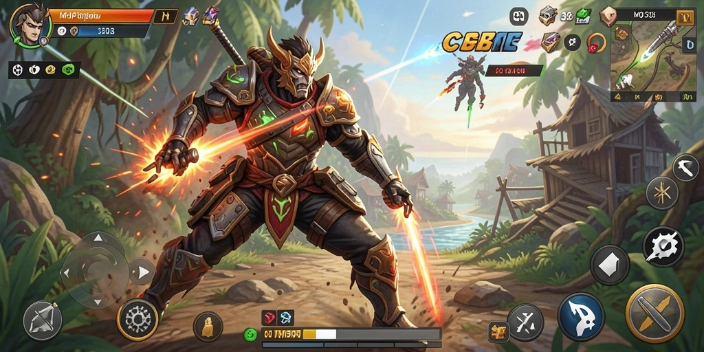 Screenshot utama MPO303 menampilkan aksi mendebarkan dalam gameplay Action.