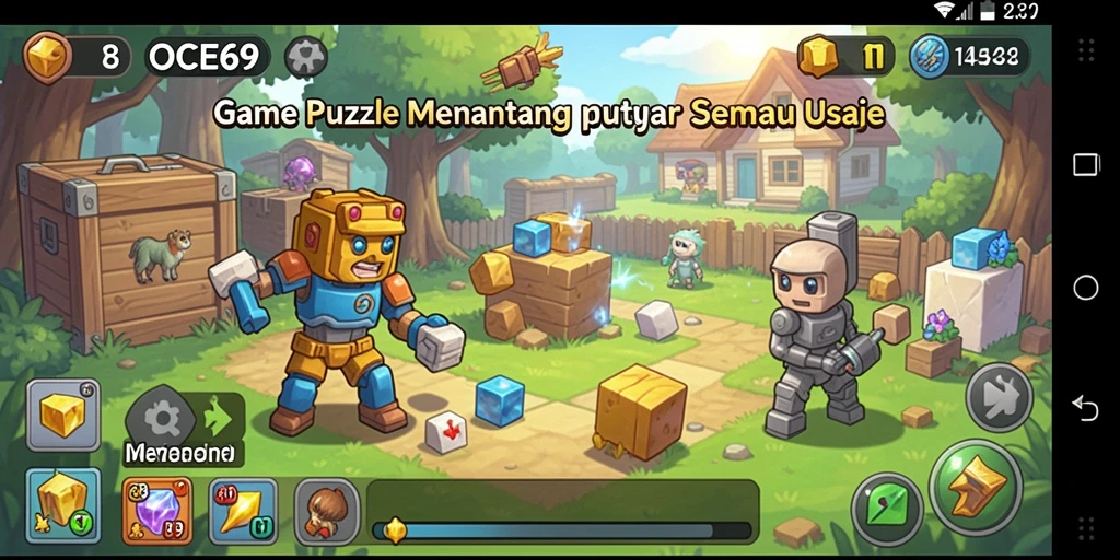 Tampilan gameplay OCE69 yang penuh tantangan dan grafis menarik.