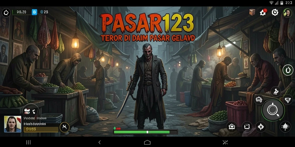 Gameplay PASAR123 yang menegangkan di pasar hantu.