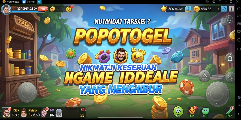 Screenshot utama POPOTOGEL menampilkan gameplay Idle yang seru dan menawan.