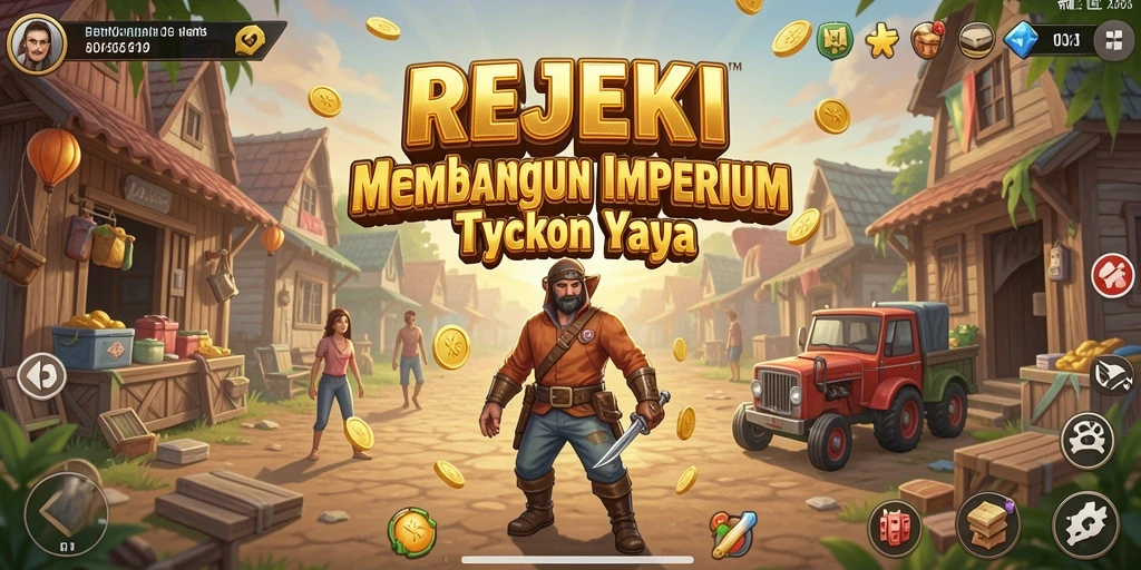 Tampilan antarmuka gameplay seru dari REJEKI.